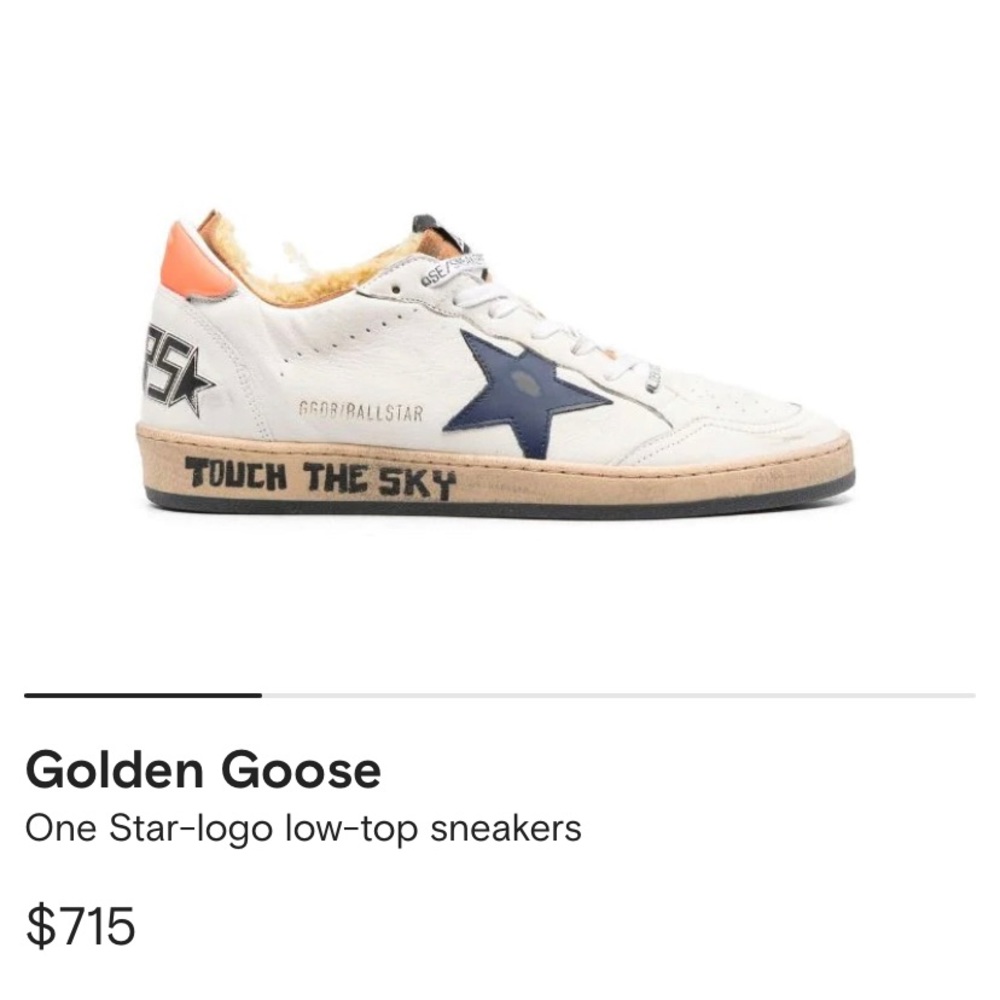 Golden Goose Sneaker Touch The Sky Foxing
